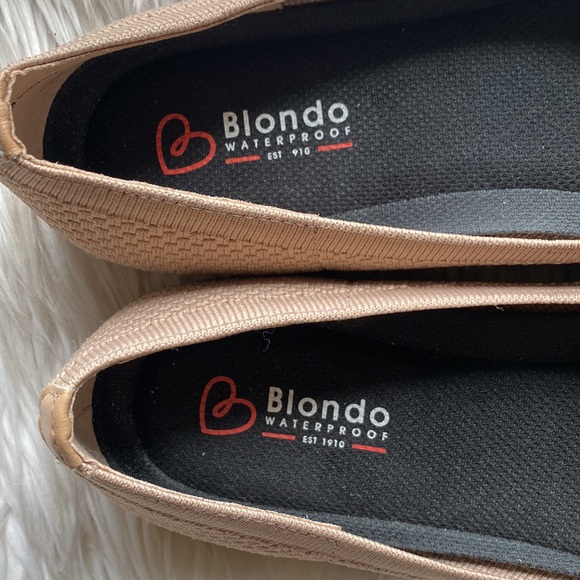 Blondo Brooklyn Waterproof Blush Ballet Flats Size 8.5 - Picture 9 of 14